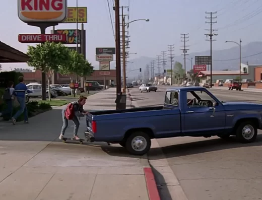 Burger King. Кадр из фильма Назад в будущее, 1985